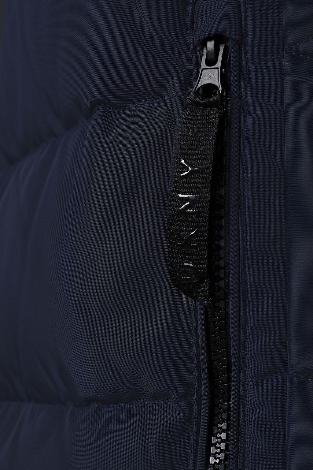 DKNY Quilted shell hooded down coat