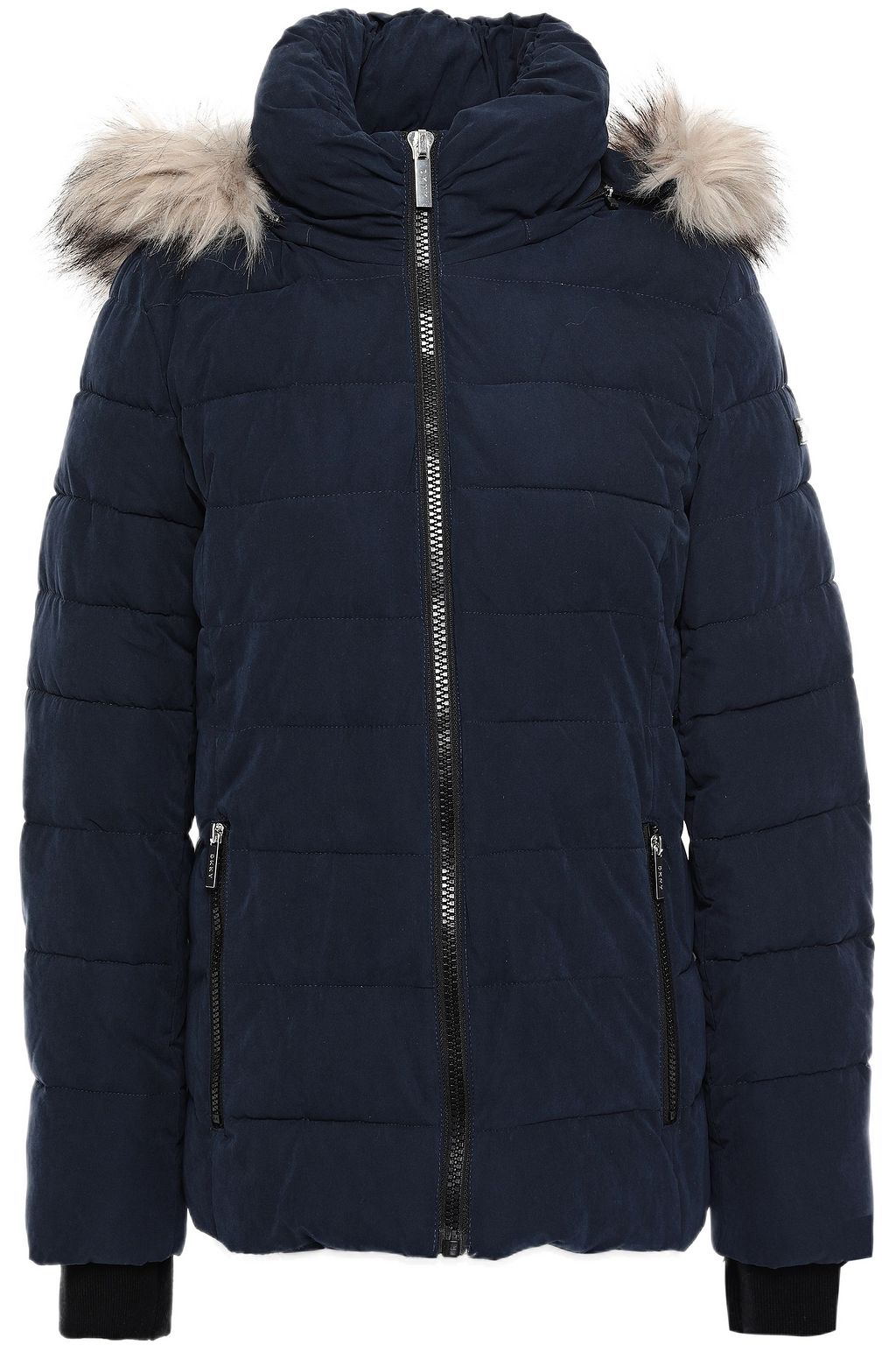 dkny hooded down puffer coat