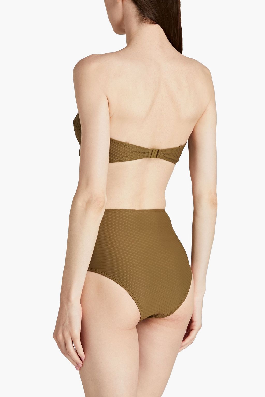 ZIMMERMANN Ribbed bandeau bikini top