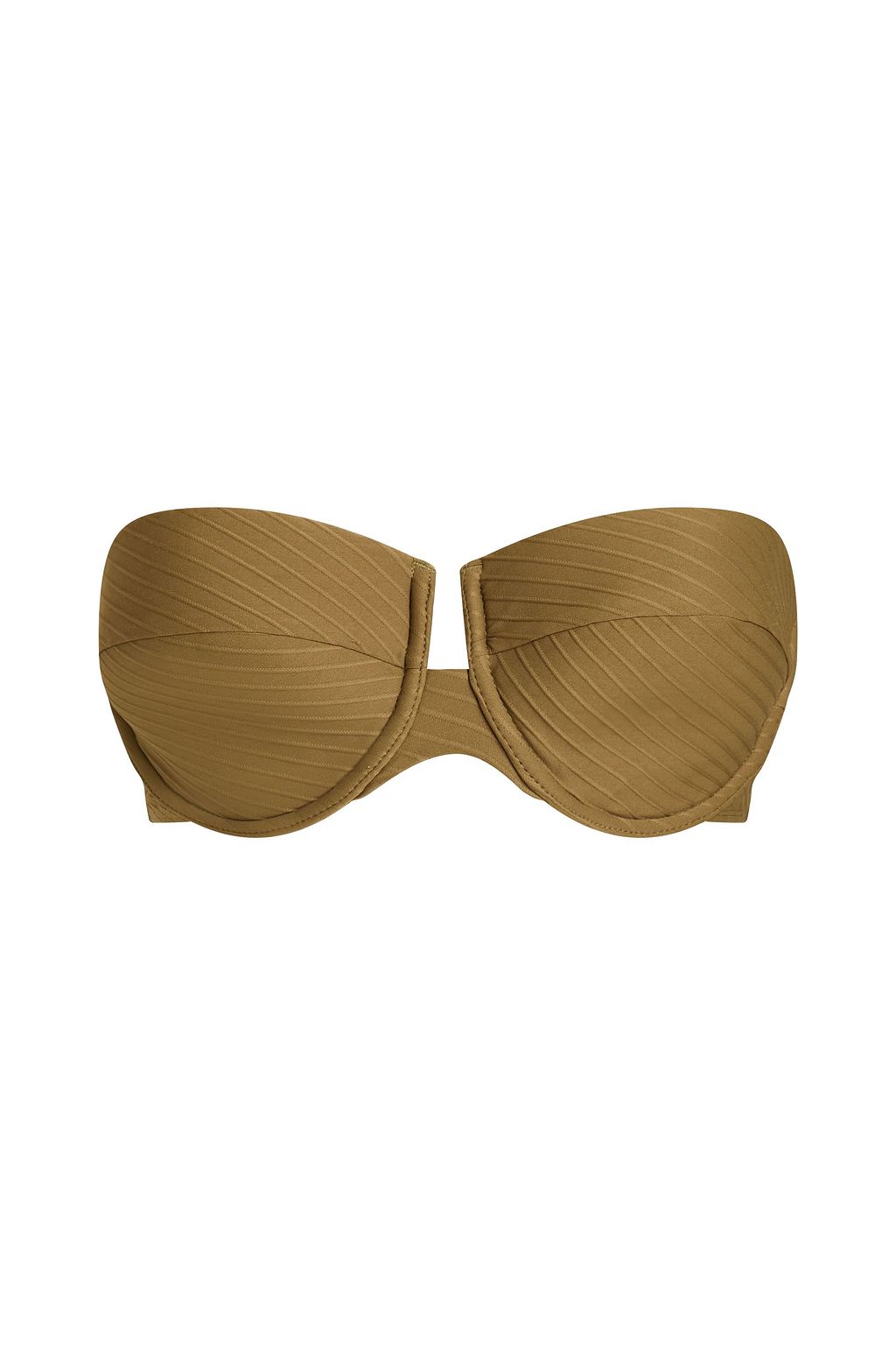 ZIMMERMANN Ribbed bandeau bikini top