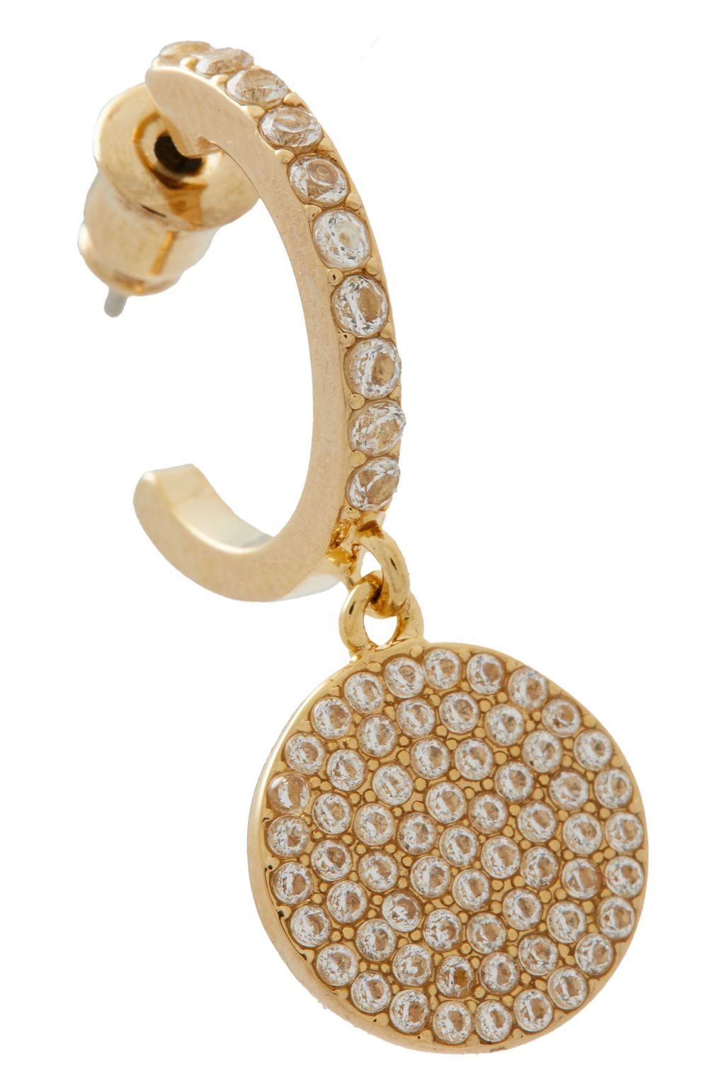 KATE SPADE NEW YORK Goldfarbene Ohrringe mit Kristallen