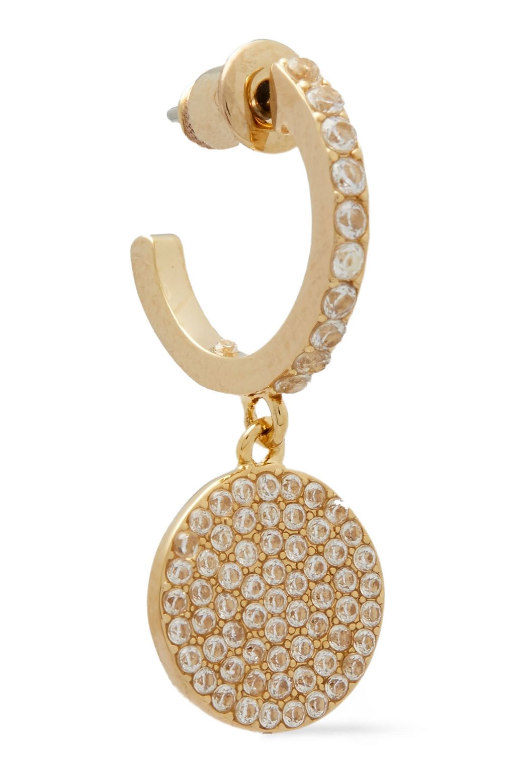 KATE SPADE NEW YORK Goldfarbene Ohrringe mit Kristallen