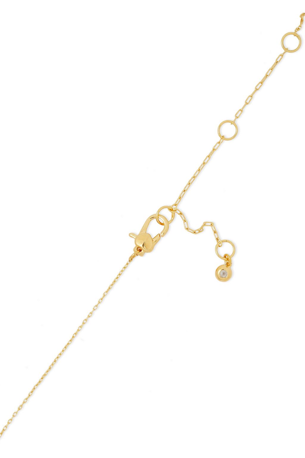 KATE SPADE NEW YORK Gold-tone faux pearl necklace