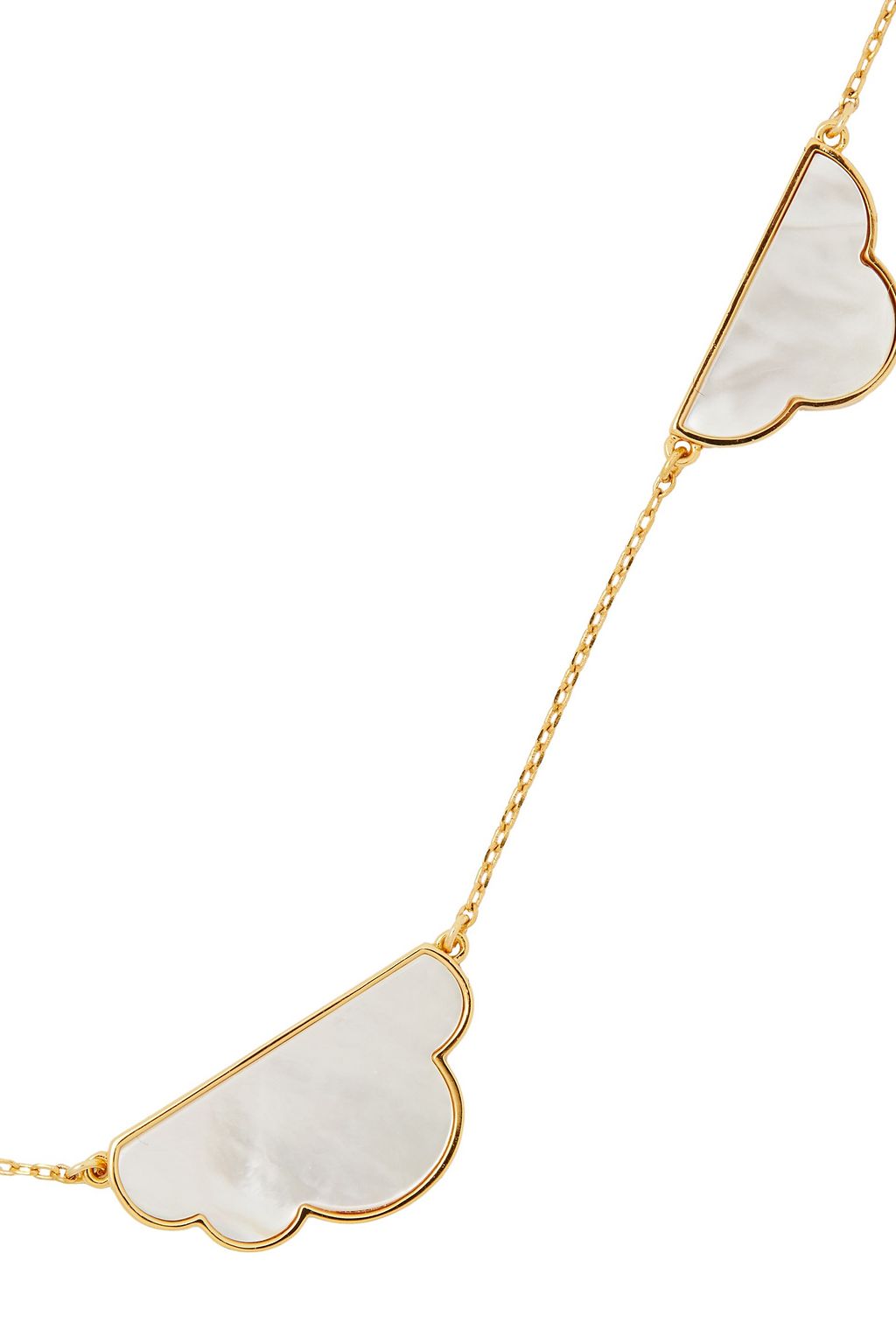 KATE SPADE NEW YORK Goldfarbene Kette mit Perlmutt