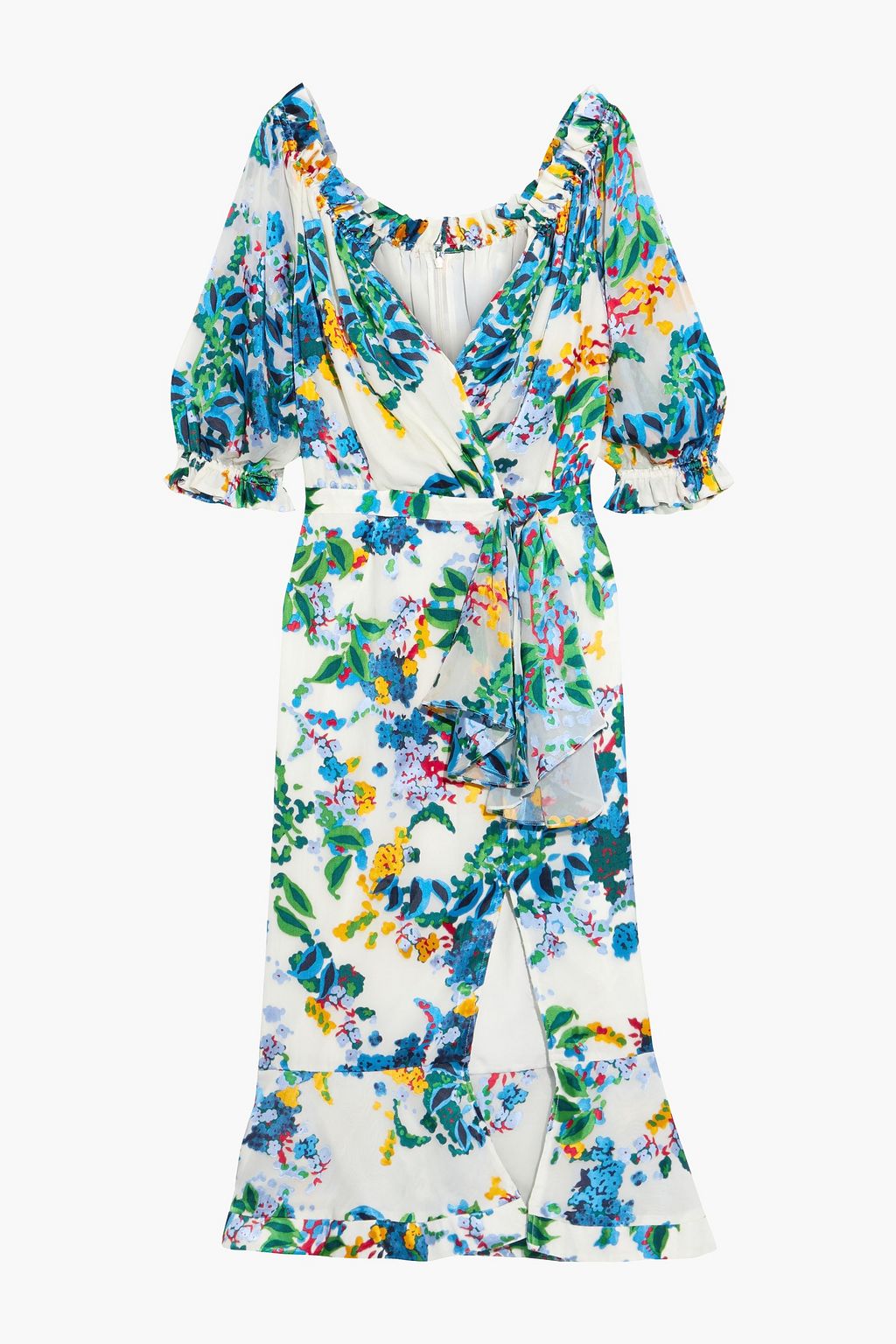 saloni olivia dress white