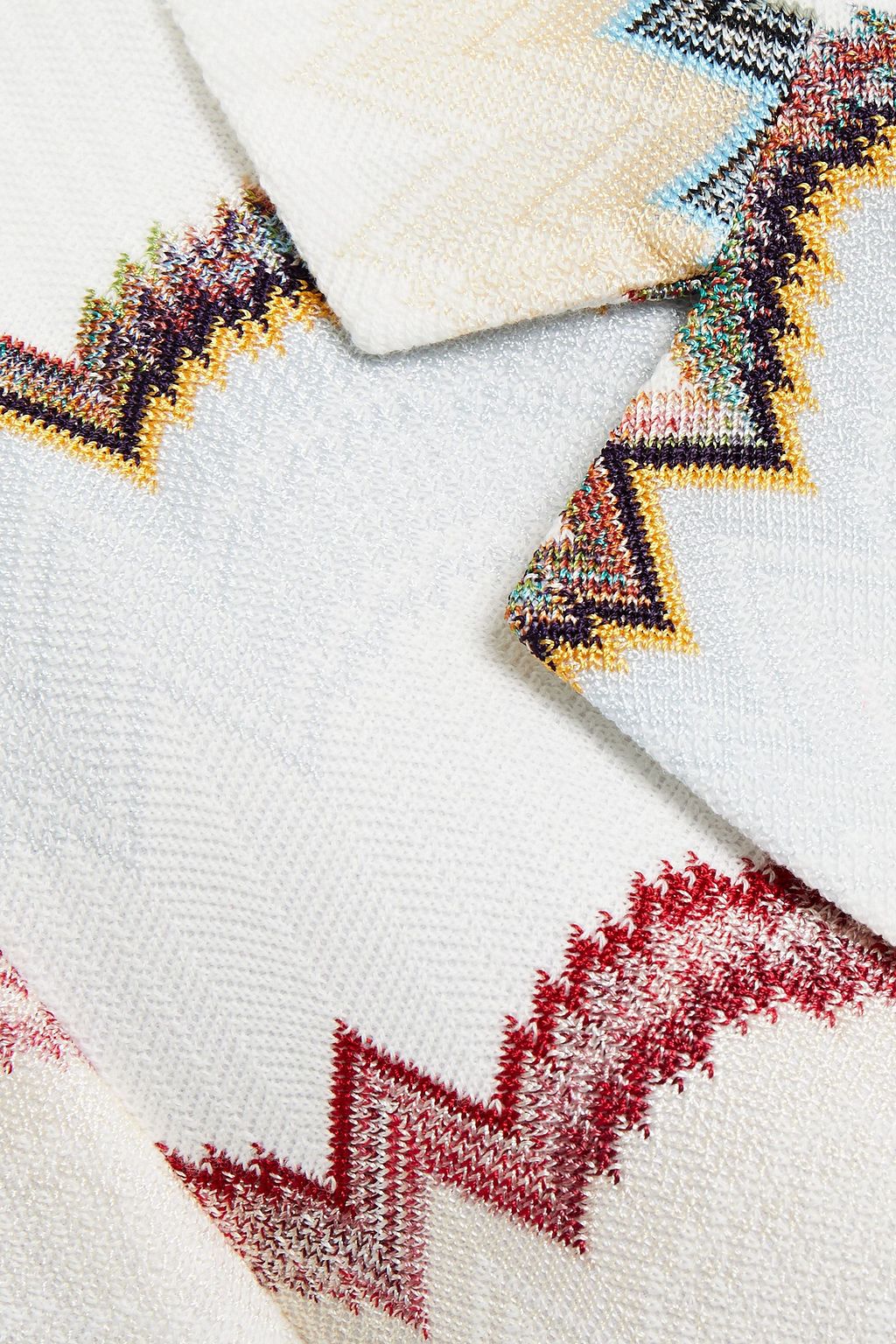 MISSONI Jacquard-knit cotton-blend blazer