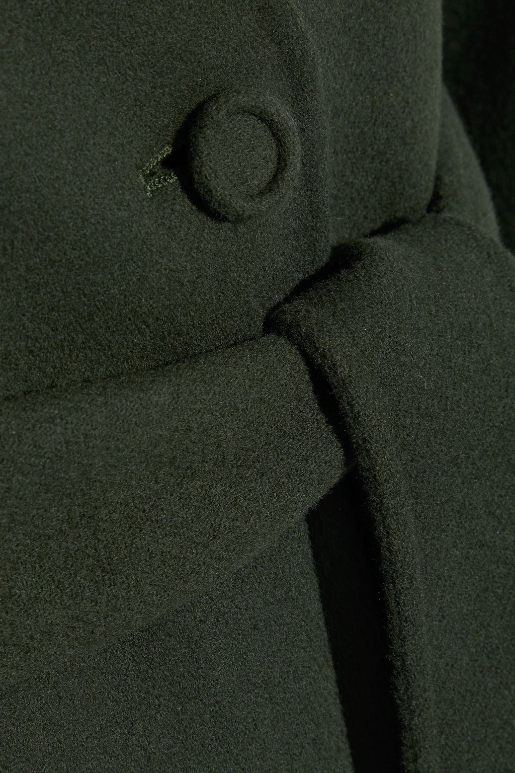 ULLA JOHNSON Gwyneth double-breasted belted wool-felt coat