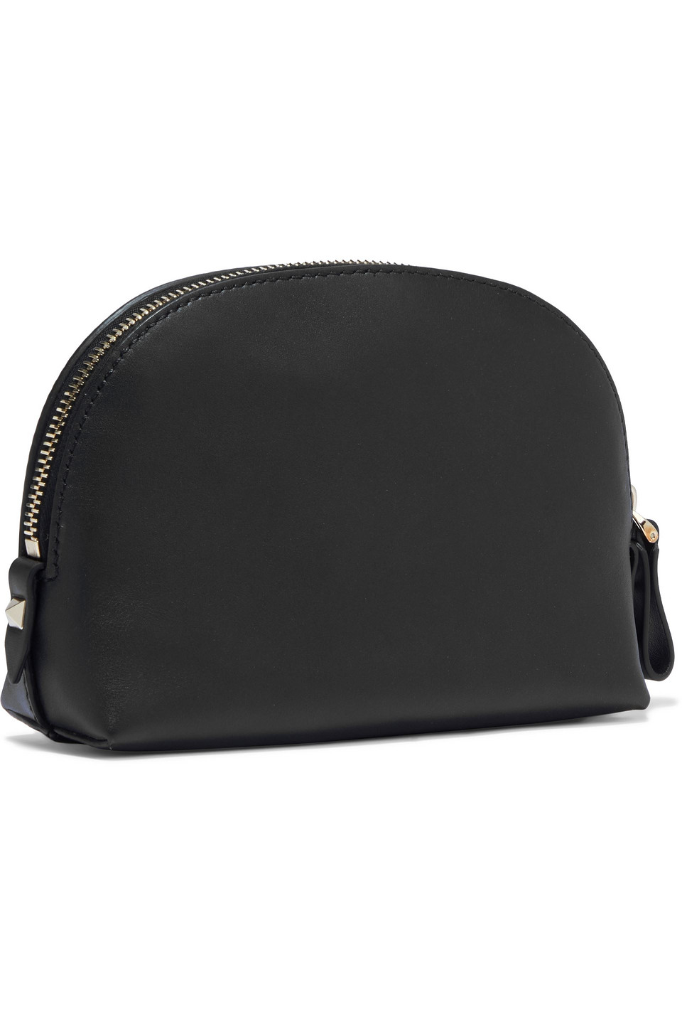 Click to view more detailed imagery on our partner's website Valentino Printed Leather Cosmetics Case In Black