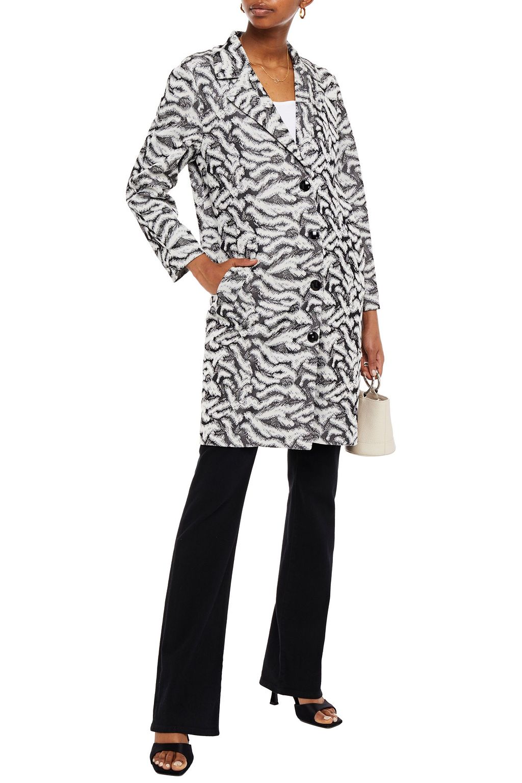 MISSONI Crochet-knit coat