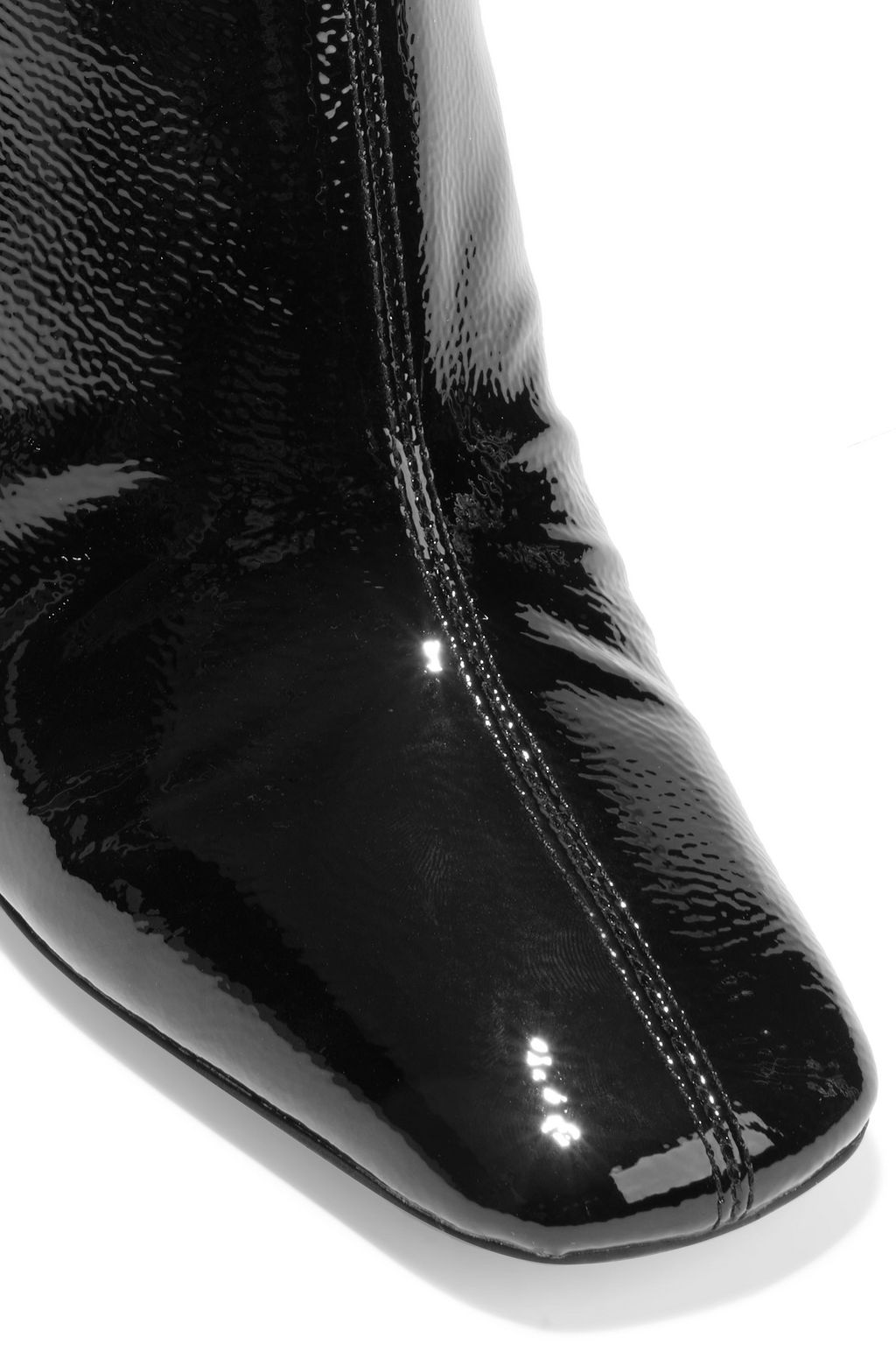 SAM EDELMAN Codie patent-leather ankle boots