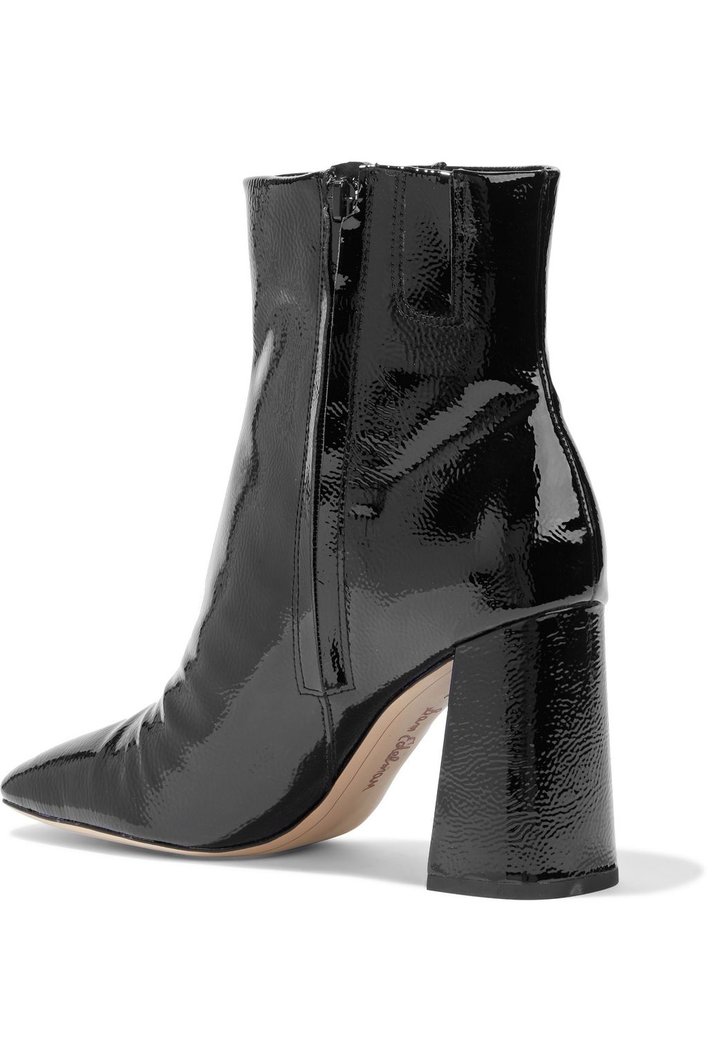 SAM EDELMAN Codie patent-leather ankle boots