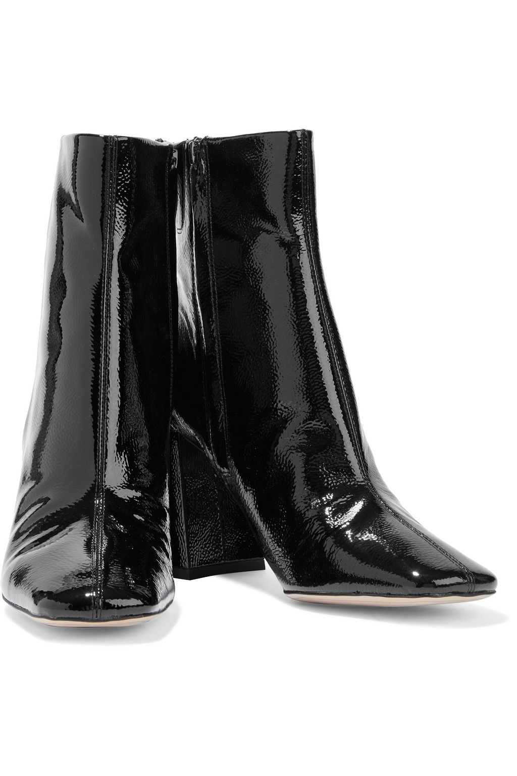 SAM EDELMAN Codie patent-leather ankle boots