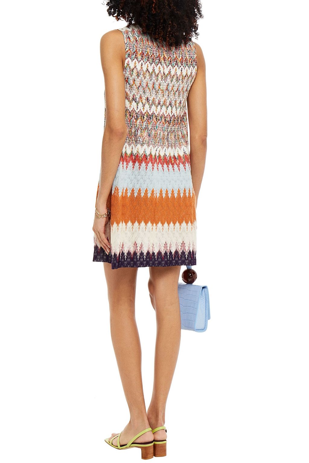 MISSONI Crochet-knit mini dress