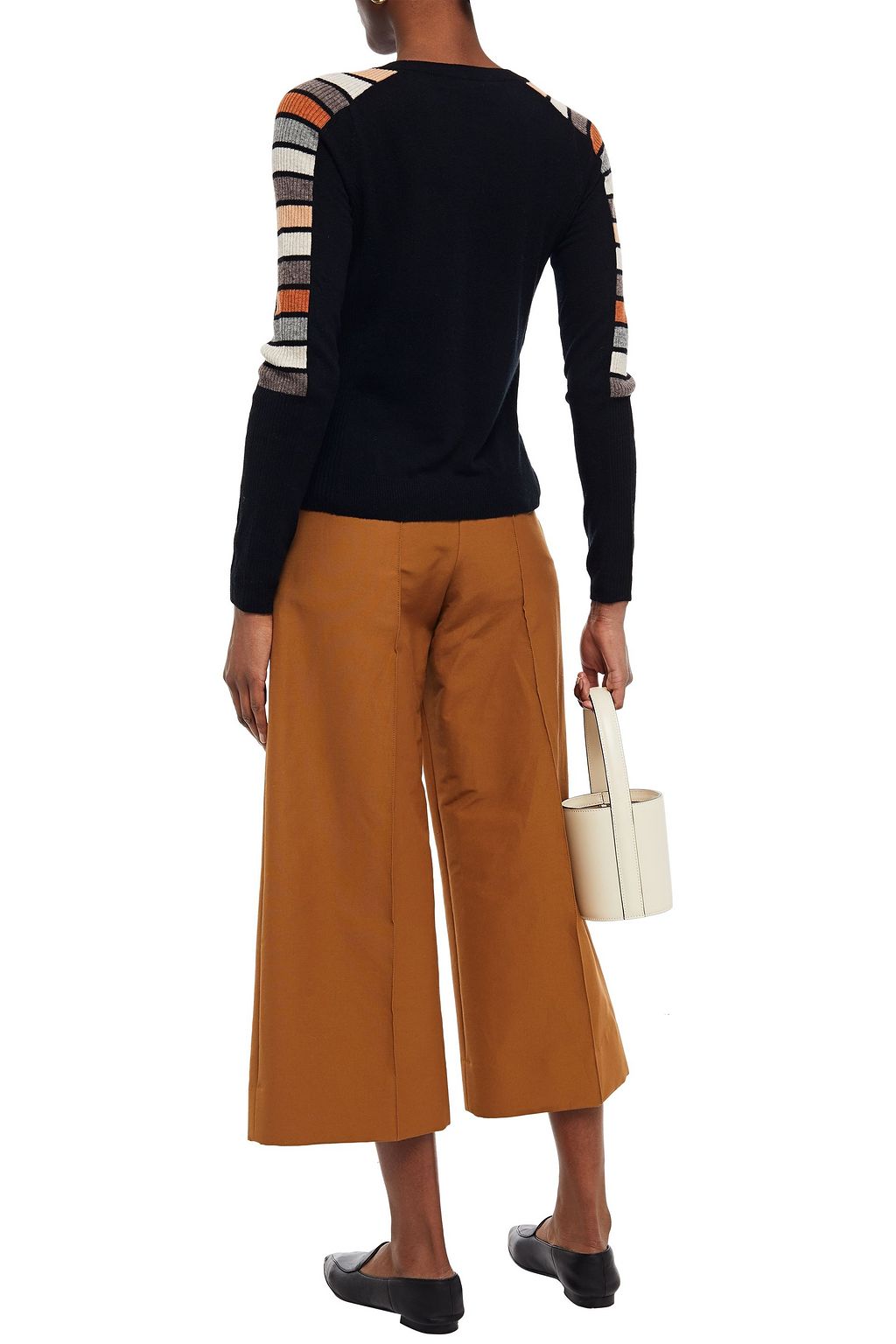 AUTUMN CASHMERE Striped cashmere sweater