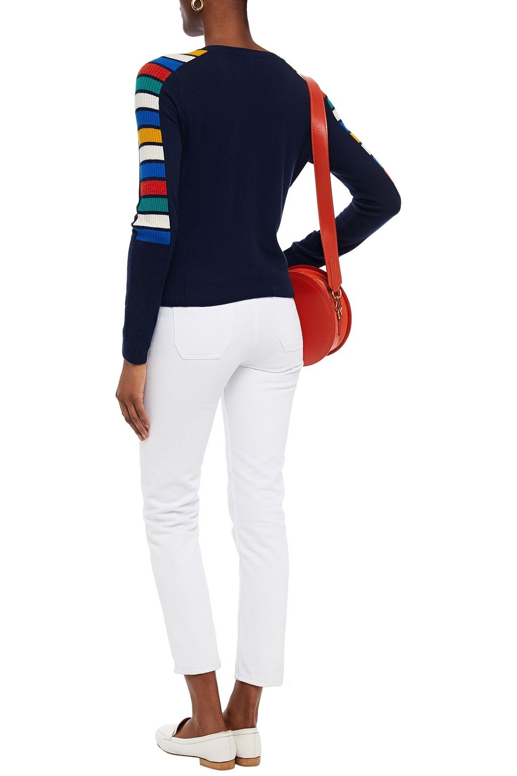 AUTUMN CASHMERE Striped cashmere sweater