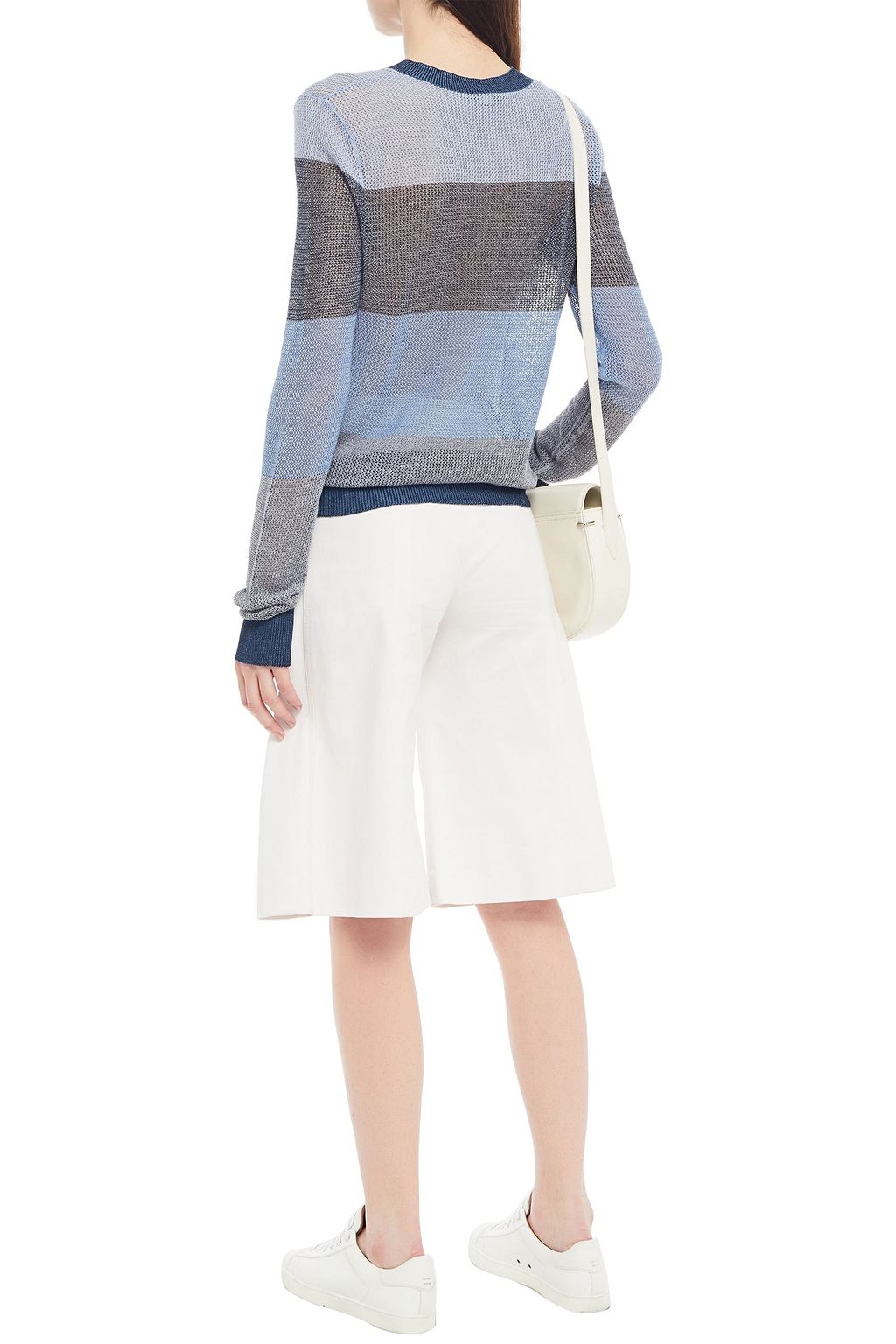 AUTUMN CASHMERE Striped cotton sweater