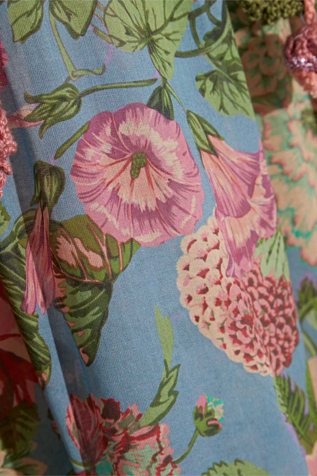 ANJUNA Ludovica tiered floral-print cotton-voile maxi dress
