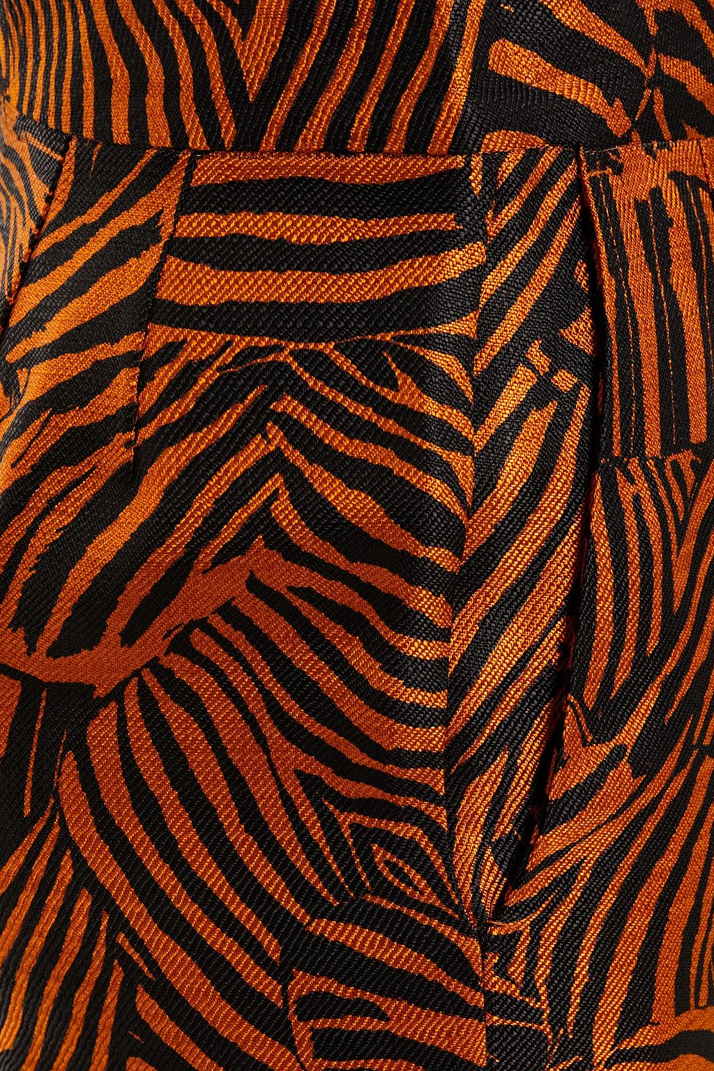 MISSONI Printed twill straight-leg pants