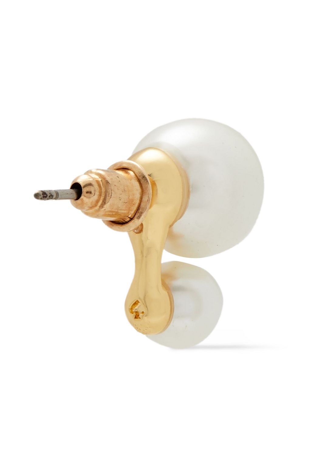 KATE SPADE NEW YORK Goldfarbene Ohrringe mit Kunstperlen