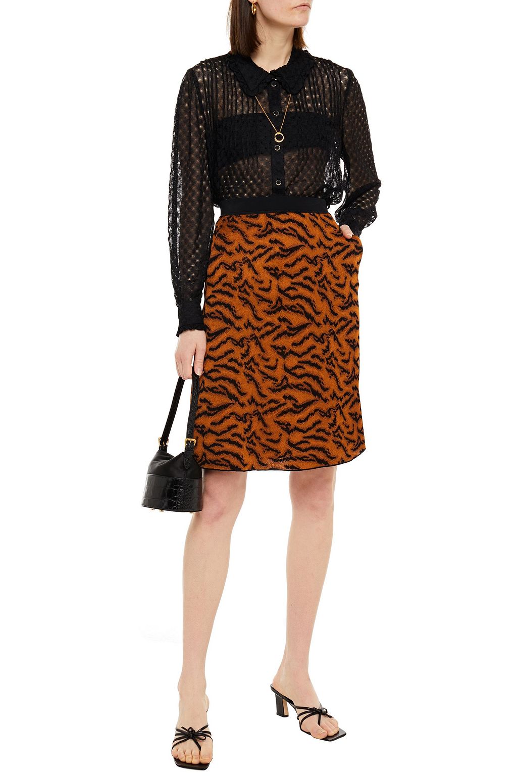 MISSONI Jacquard-knit skirt