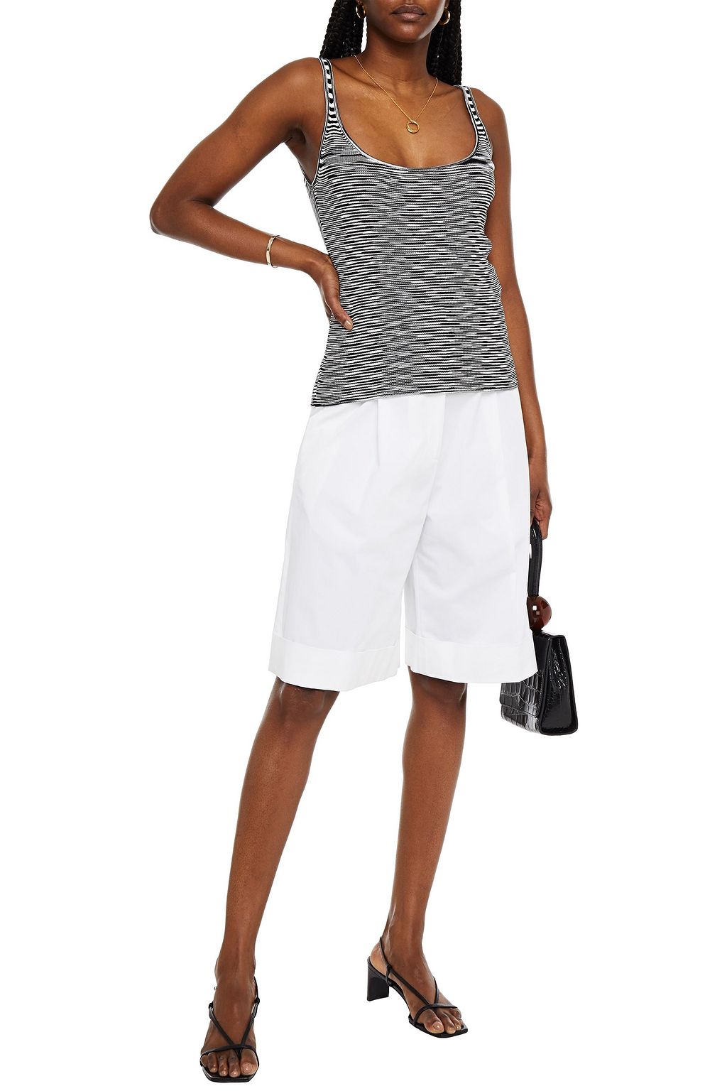 MISSONI Space-dyed cotton tank