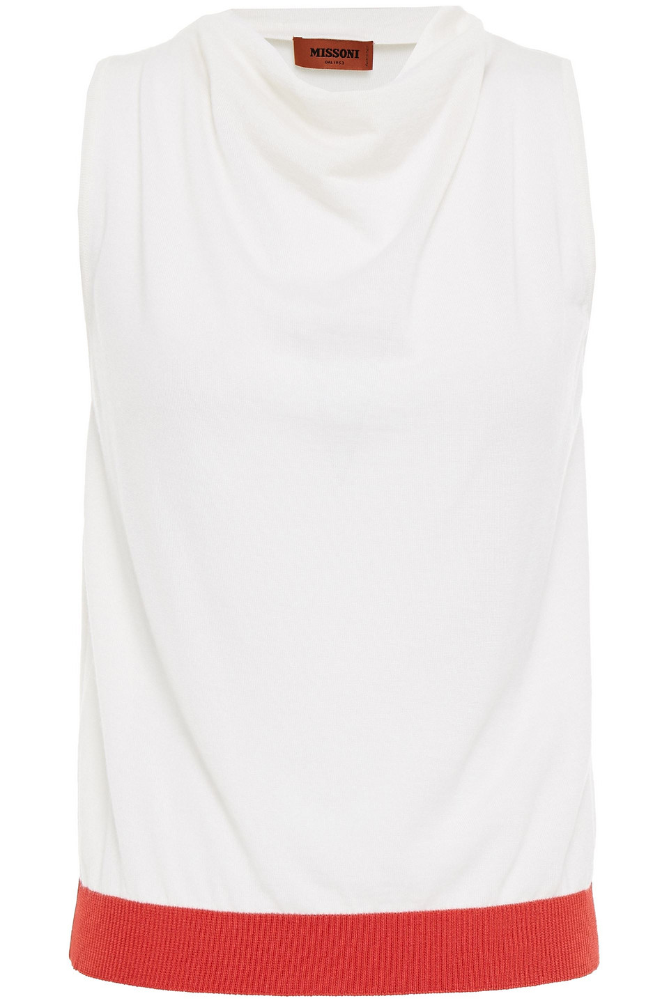 Missoni Woman Draped Cashmere-blend Top Ivory Size 40