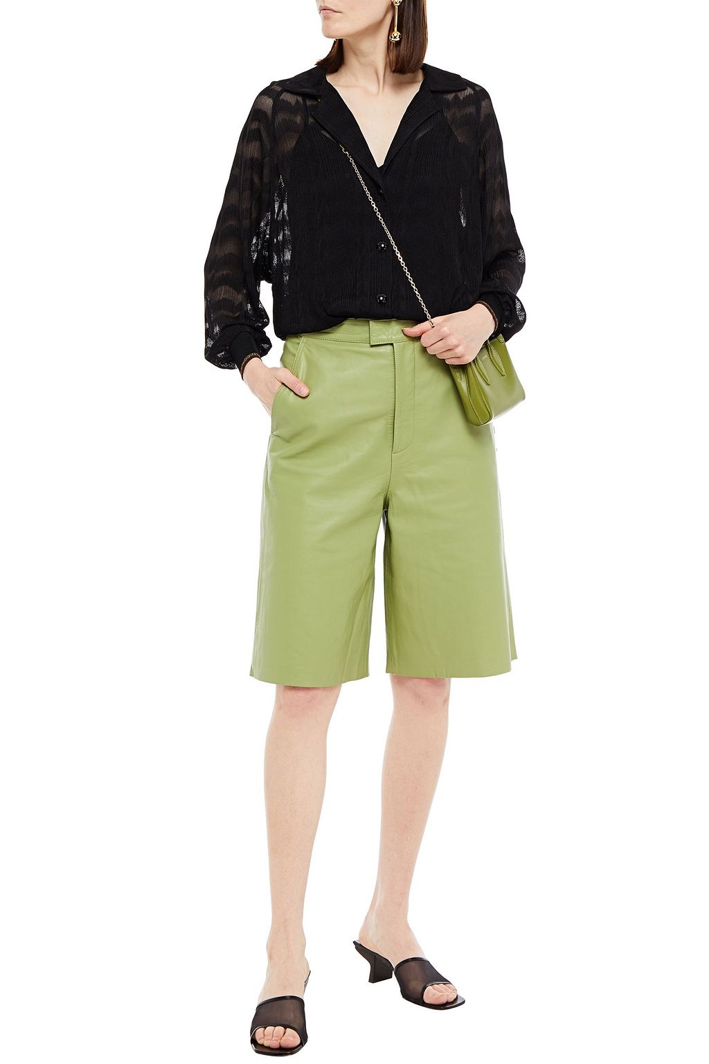 MISSONI Crochet-knit shirt