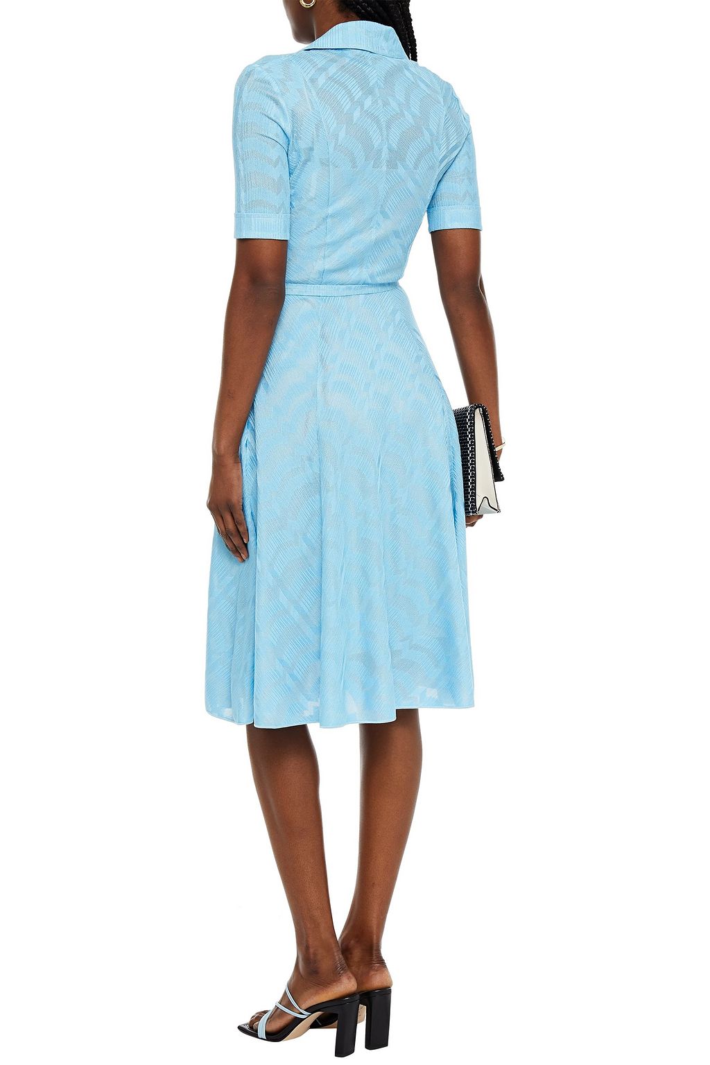 MISSONI Hemdkleid in Midilänge aus Häkelstrick