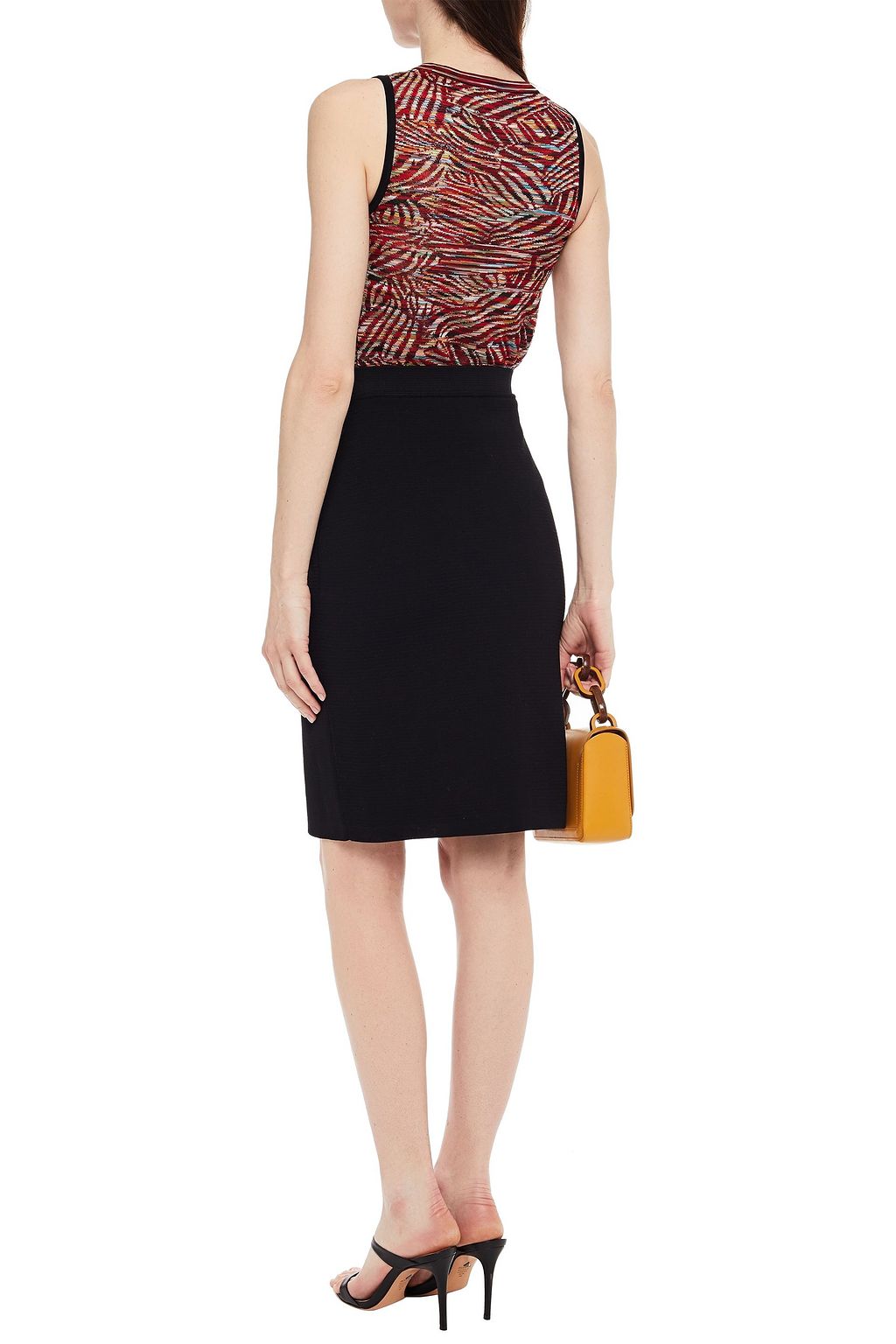 MISSONI Stretch-knit cotton-blend pencil skirt