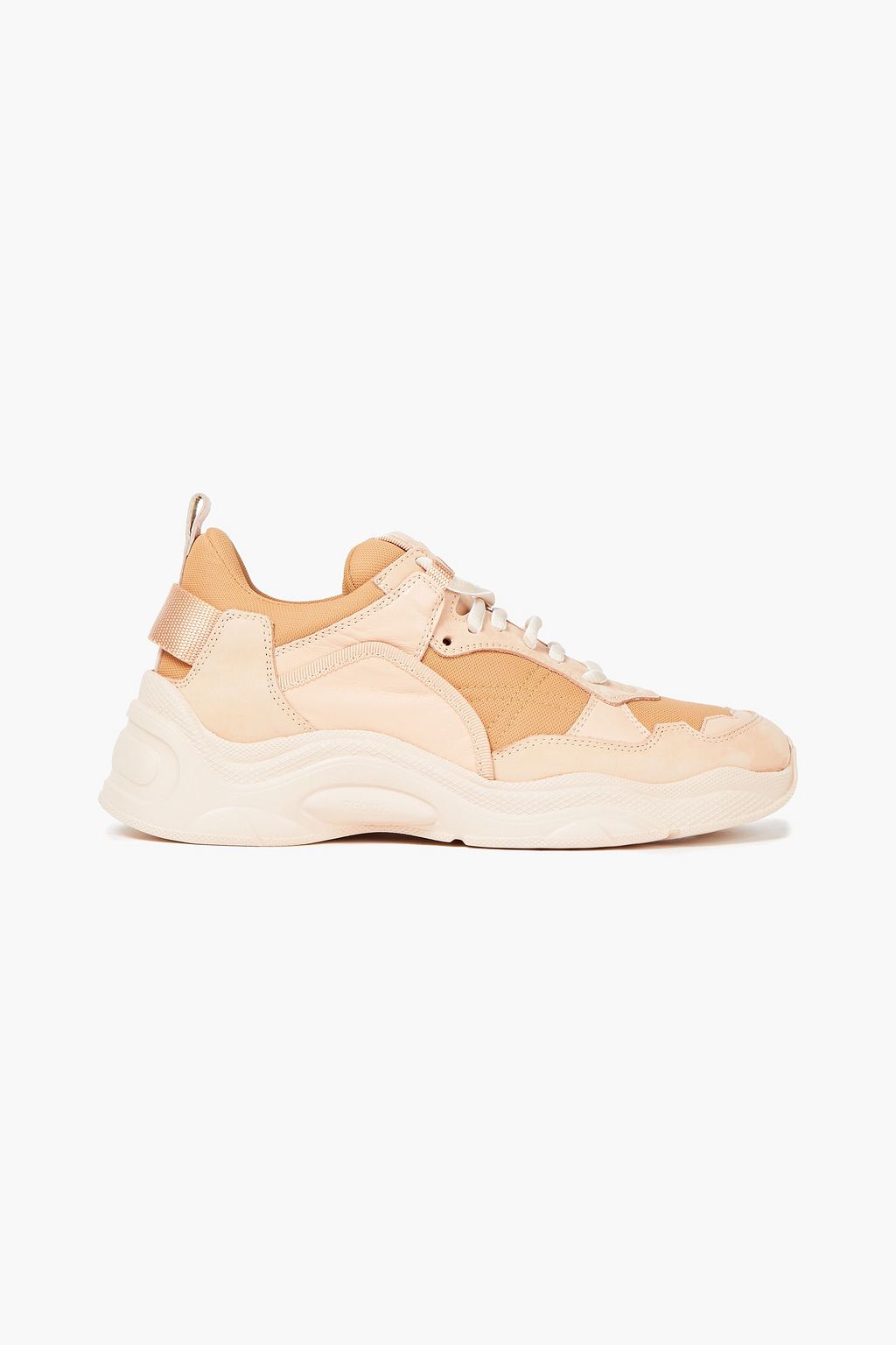Sand Curverunner suede-trimmed leather and mesh sneakers | Sale up to 70%  off | THE OUTNET | IRO | THE OUTNET