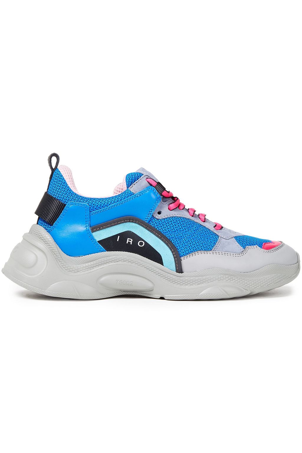 Blue Curve Runner suede-trimmed mesh and leather sneakers | Sale up to 70%  off | THE OUTNET | IRO | THE OUTNET