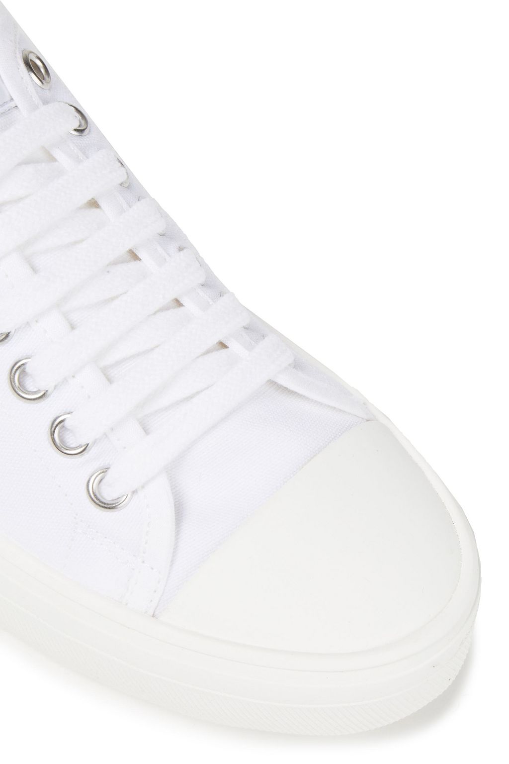 IRO Dustin Sneakers aus Canvas mit Lederbesatz
