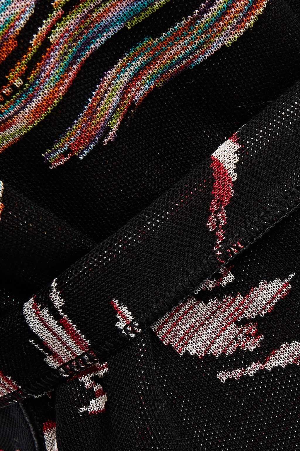 MISSONI Intarsia-knit cotton-blend cardigan