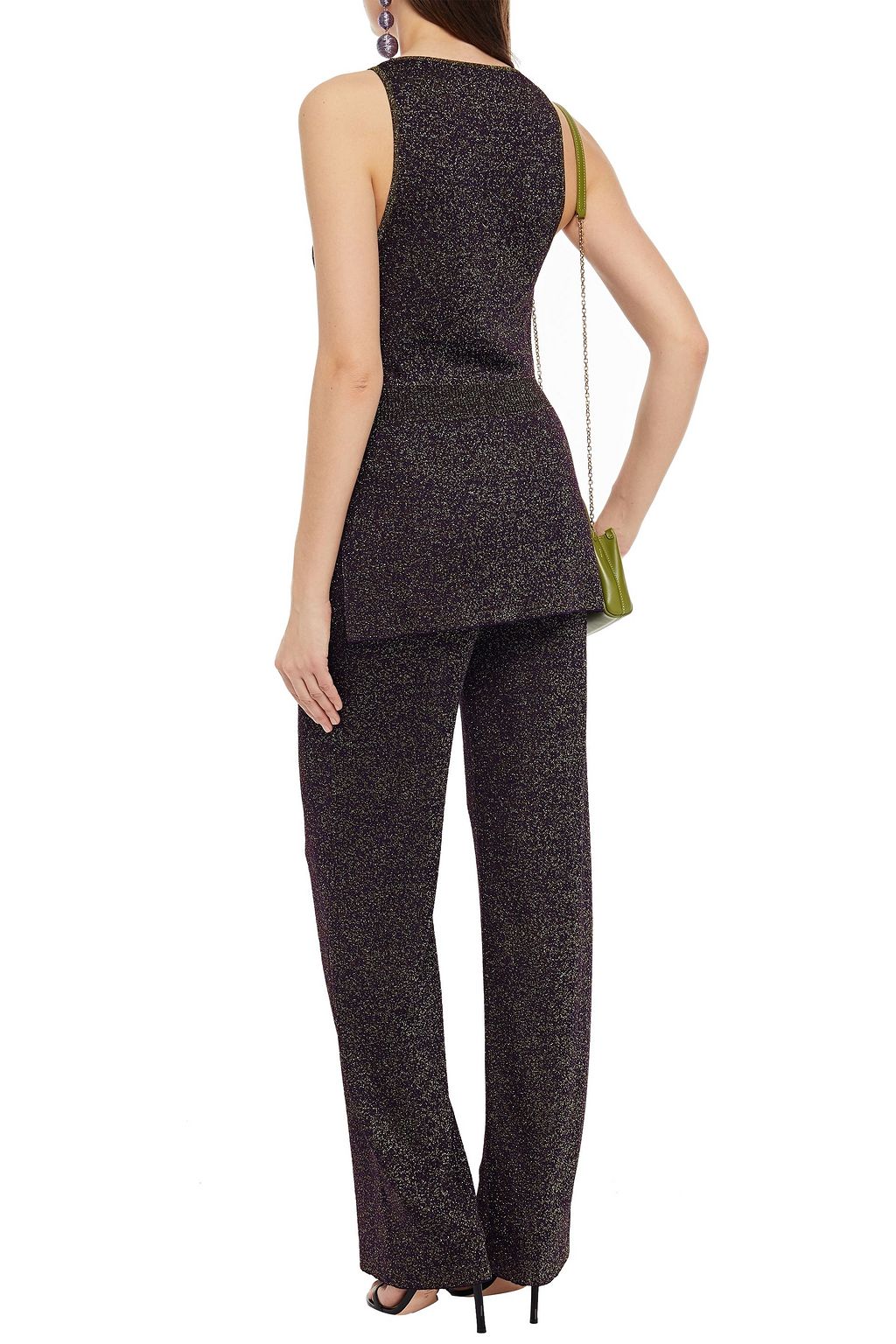 MISSONI Metallic knitted tank