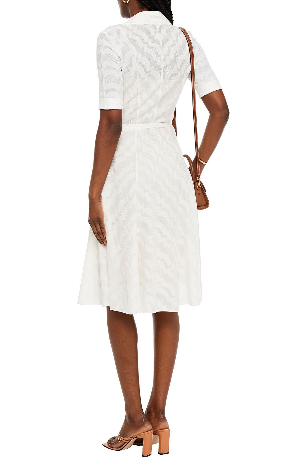 MISSONI Crochet-knit midi dress