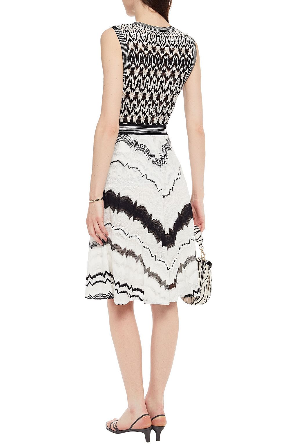 MISSONI Crochet-knit cotton-blend skirt