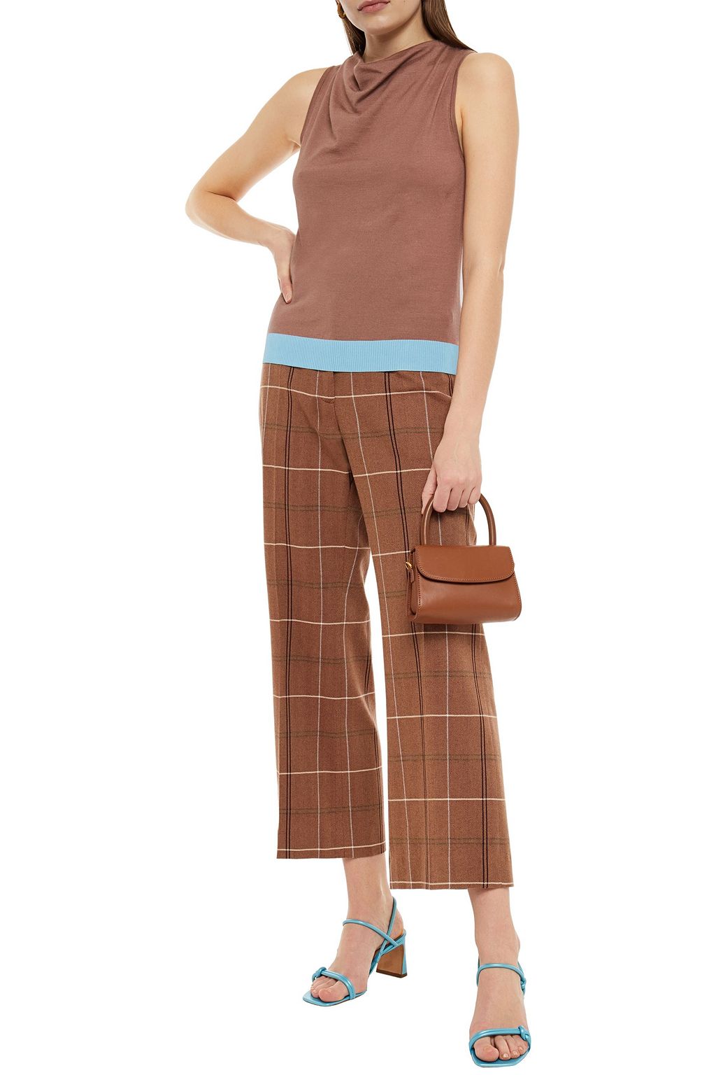 MISSONI Draped cashmere-blend top