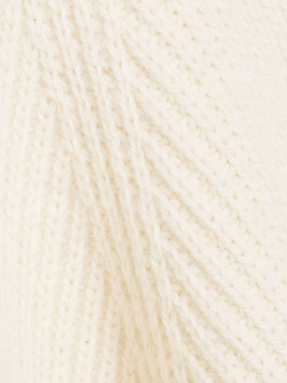 ribbed wool and cashmere-blend mini dress