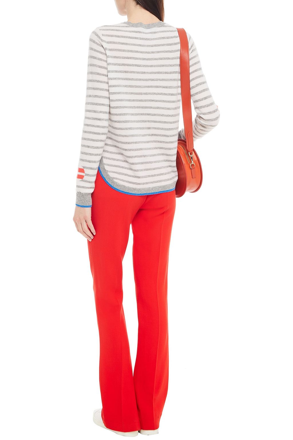 AUTUMN CASHMERE Intarsia cashmere sweater