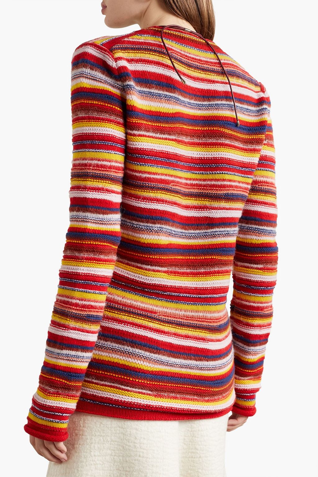 CHLOÉ カシミヤ混 セーター ストライプ