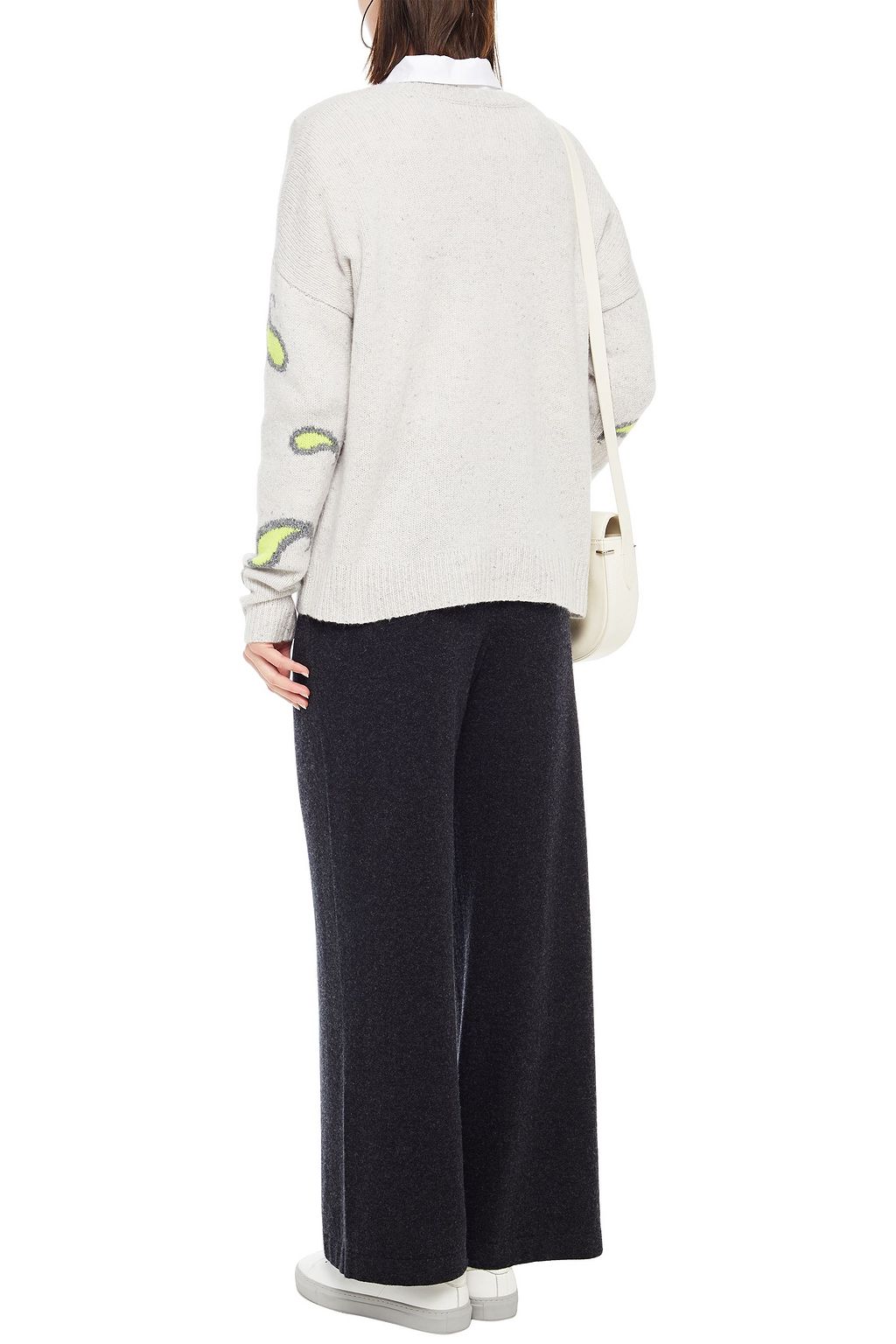 AUTUMN CASHMERE Cashmere intarsia sweater