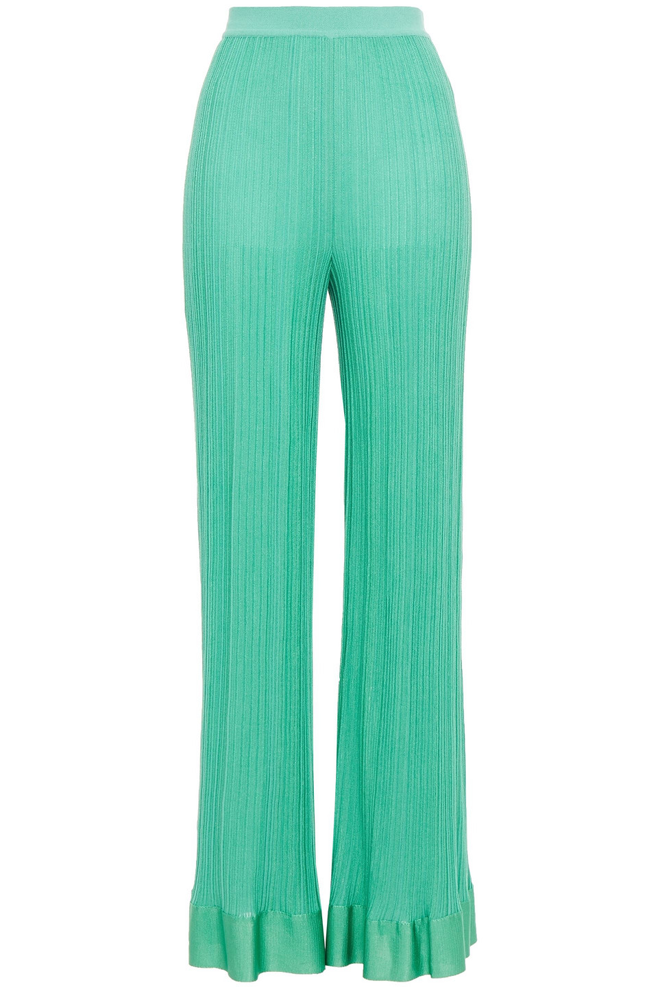 Missoni Woman Crochet-knit Wide-leg Pants Mint Size 40