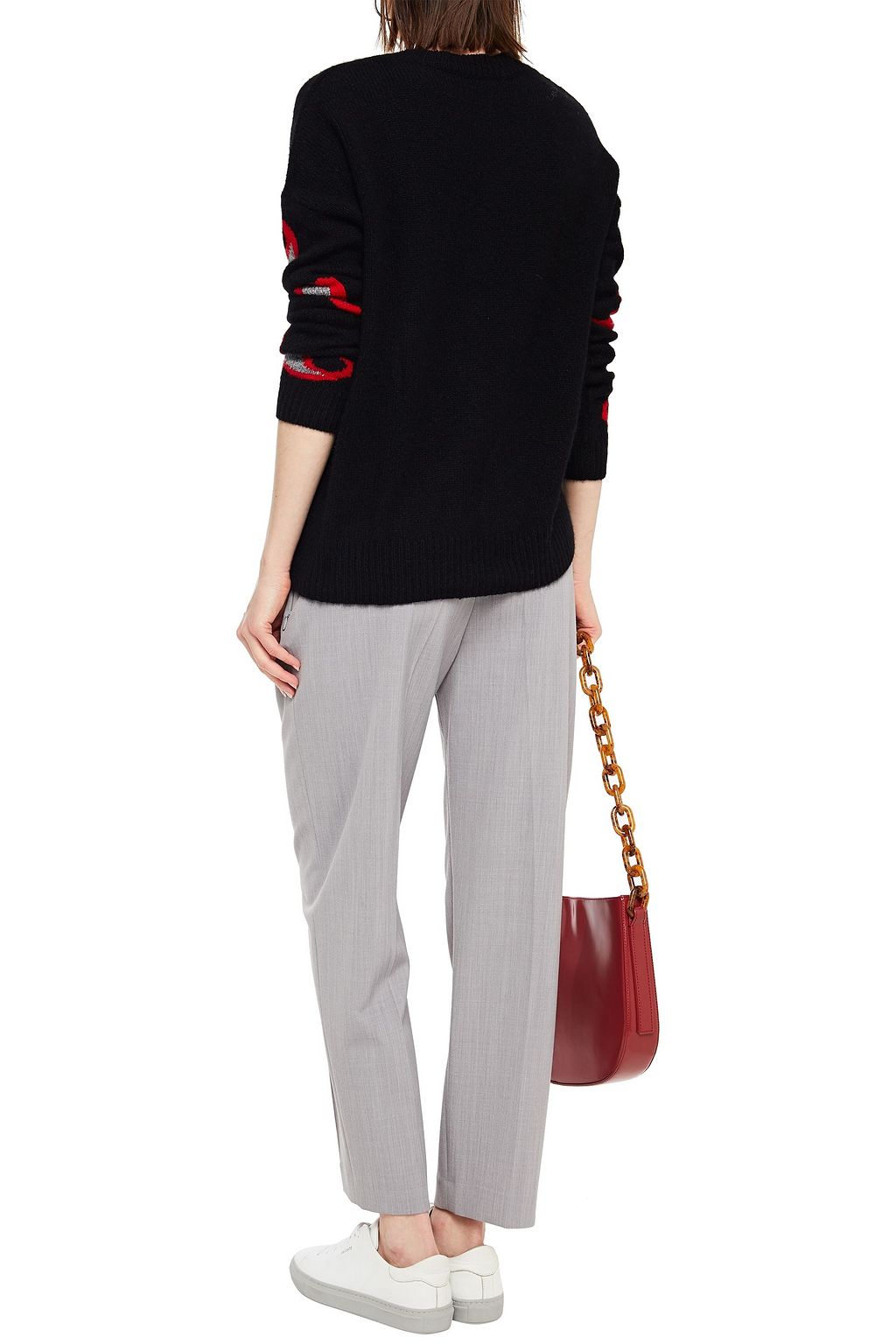 AUTUMN CASHMERE Cashmere intarsia sweater