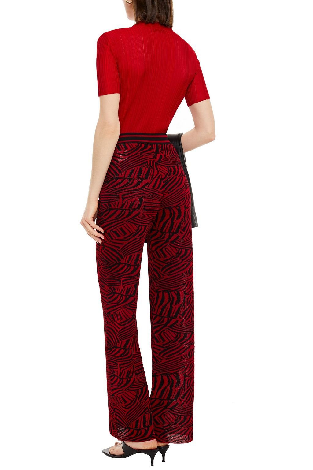 MISSONI Jacquard-knit wide-leg pants