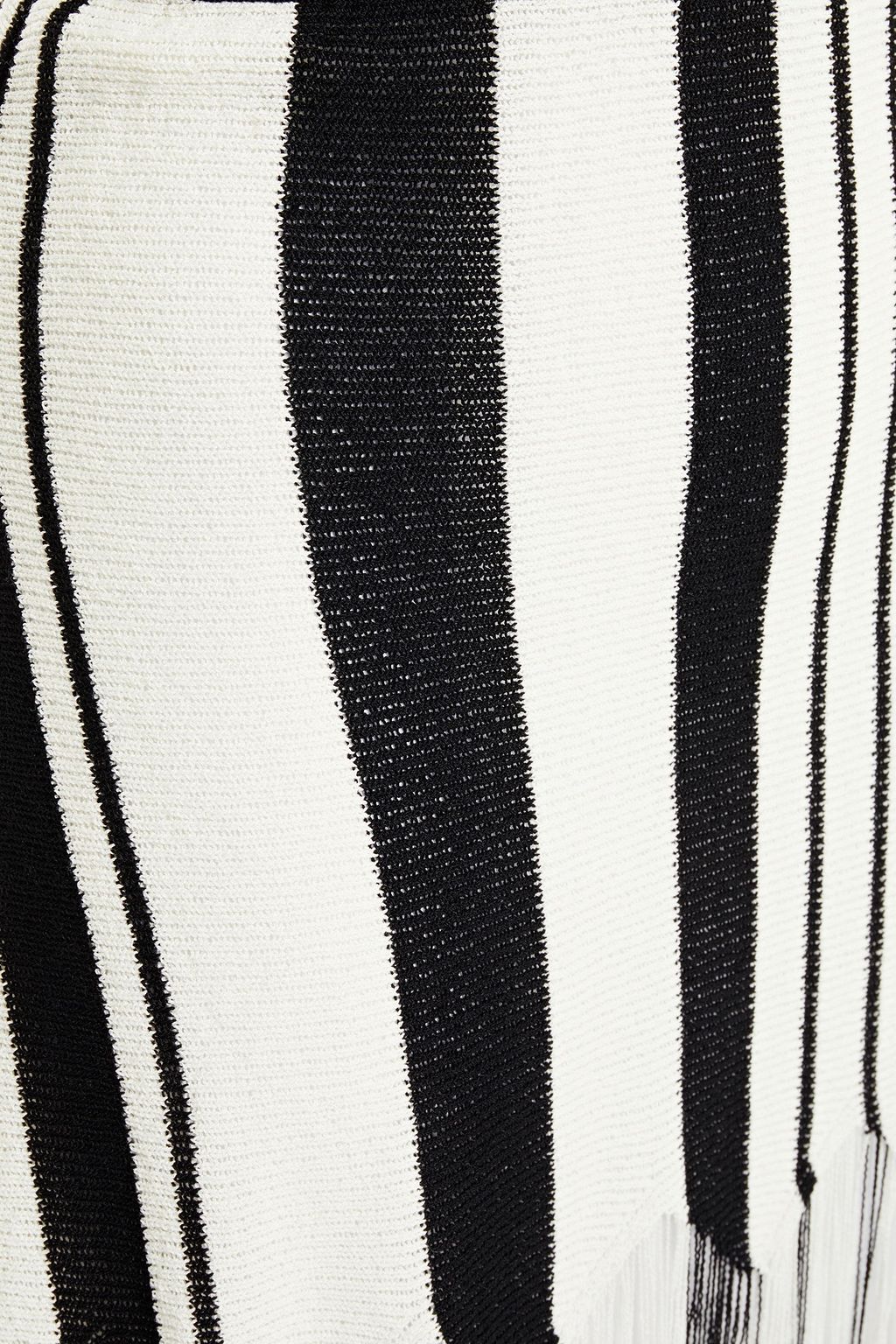 MISSONI Striped knitted midi skirt