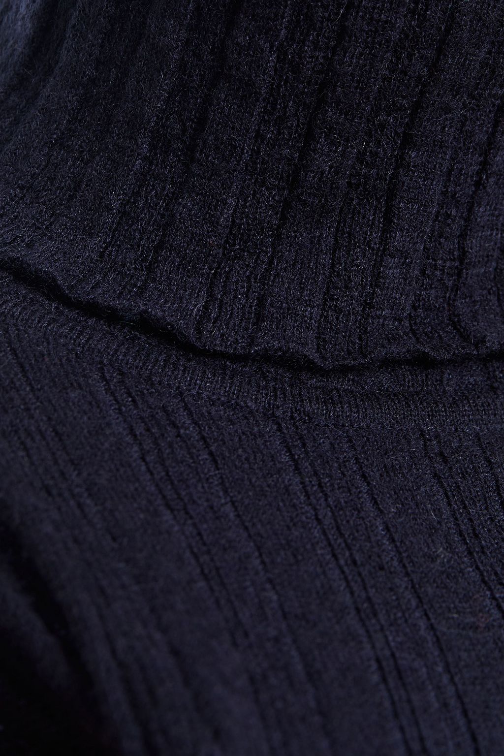AUTUMN CASHMERE Ribbed cashmere turtleneck sweater