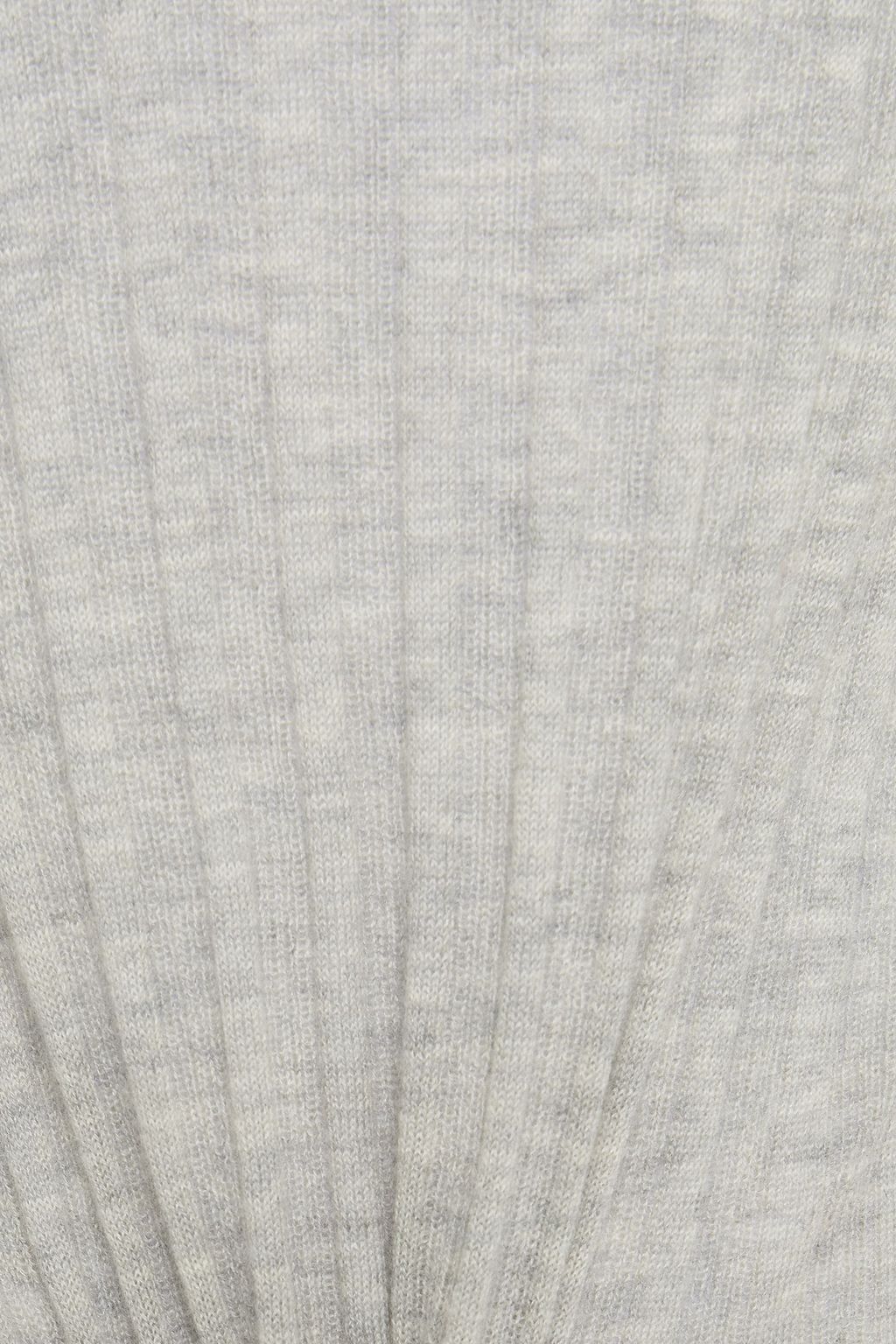 AUTUMN CASHMERE Ribbed cashmere turtleneck sweater