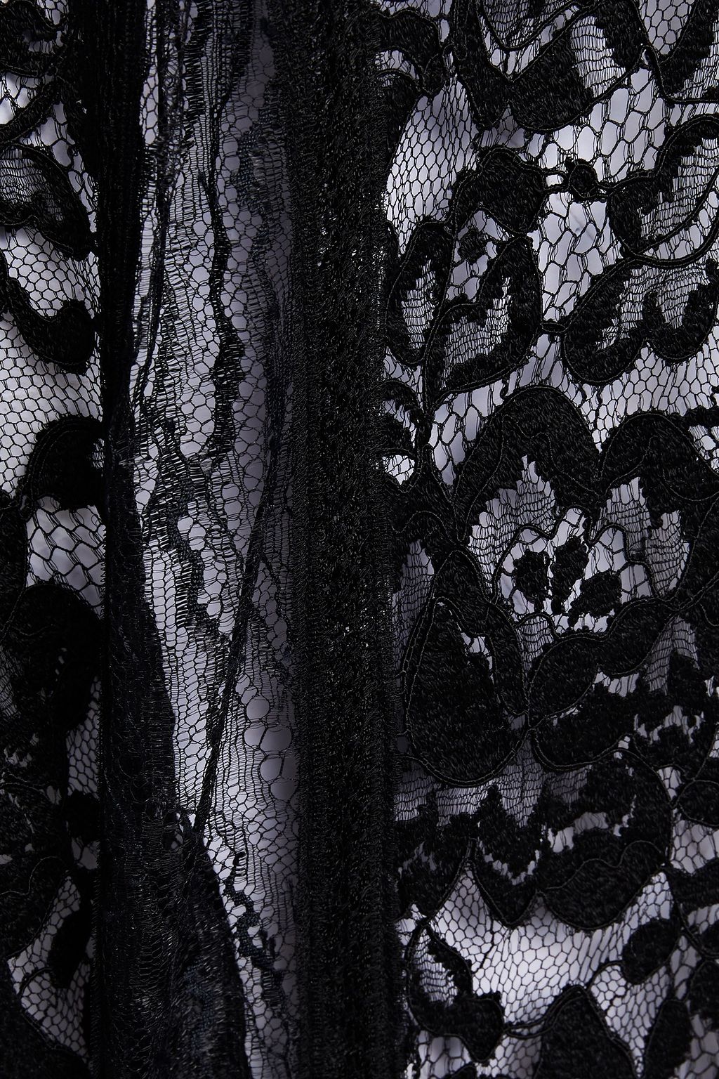 IRO Maya ruffled cotton-blend lace and point d'esprit top