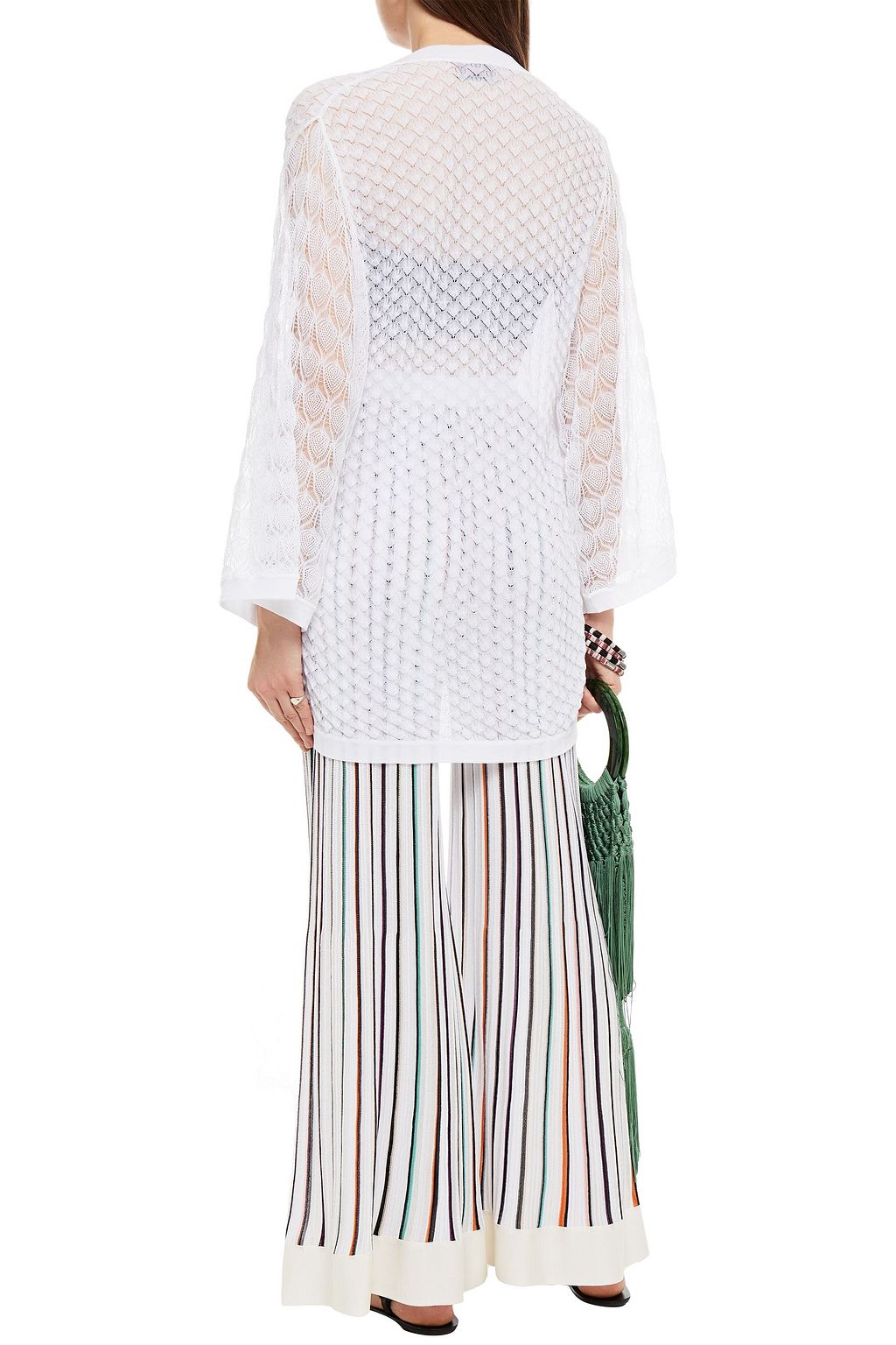 MISSONI Crochet-knit cotton cardigan
