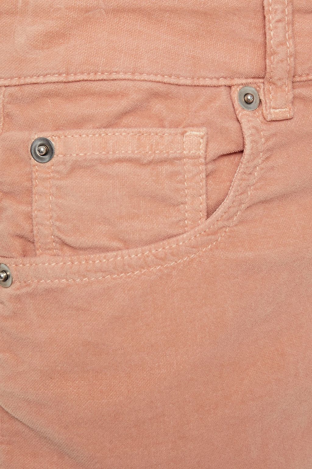 IRO Cotton-blend velvet shorts